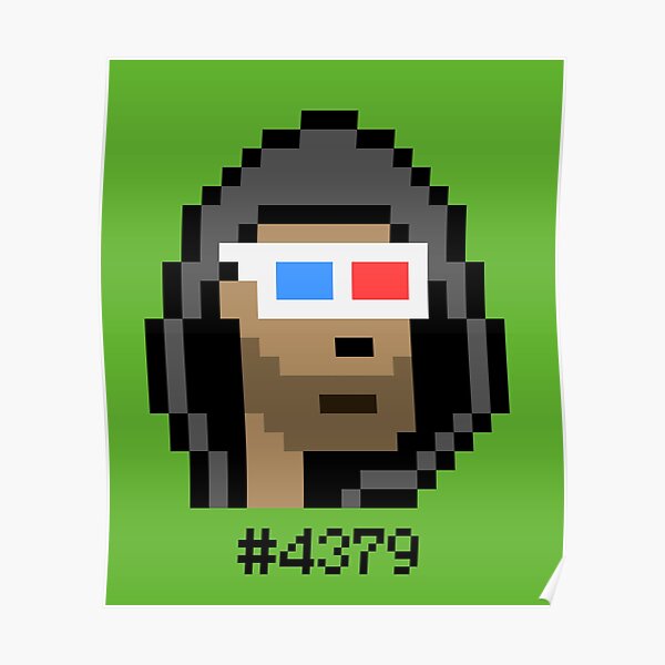CryptoPunks # 4379 Poster