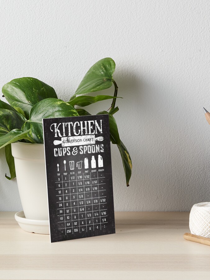 Kitchen Conversion Chart Magnet for Sale by samah82