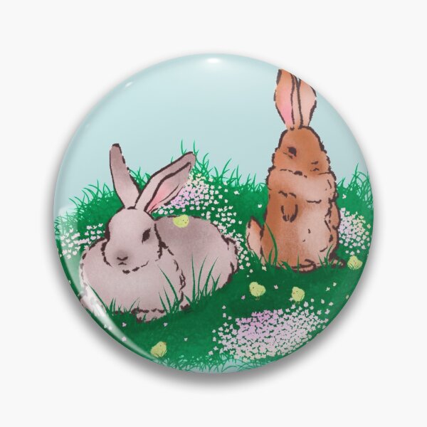 Item preview, Spring Bunnies with Chicks designed and sold by Salem Scribbles.