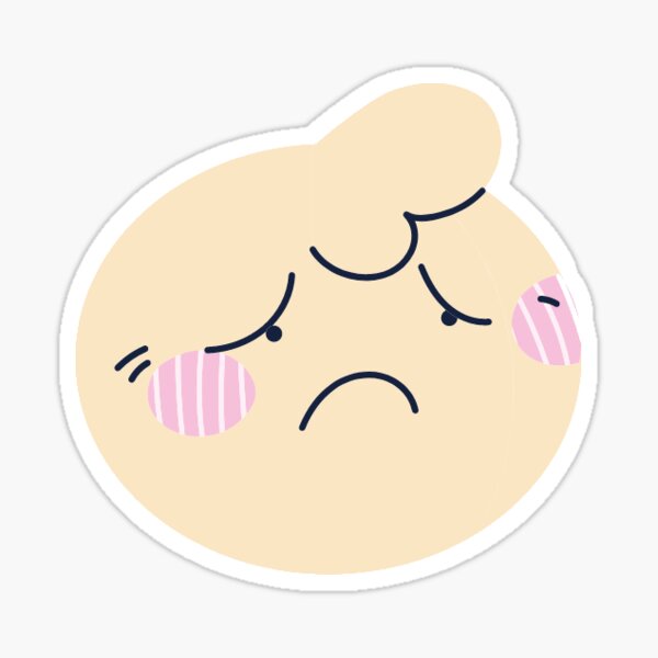 "Sad Face" Sticker For Sale By Dreamyyy301 | Redbubble