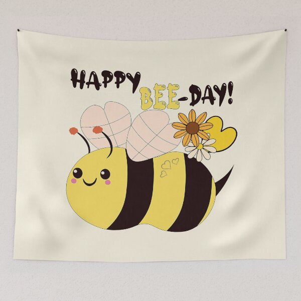 Item preview, Happy BEE Day - Cute Wholesome Bee!! designed and sold by SoffyLee586.