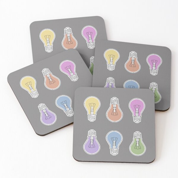 Item preview,  lightbulb vintage  rainbow colors  multipack designed and sold by weilertsen.
