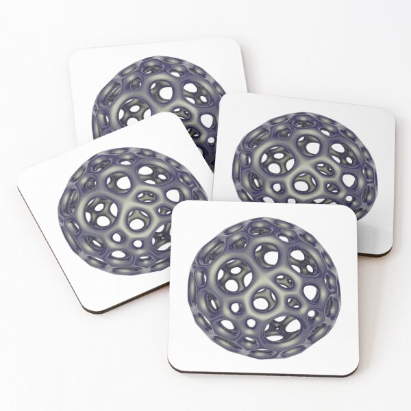 Item preview, Abstract Organic Ball - Blue / Grey designed and sold by DeltaInitiative.