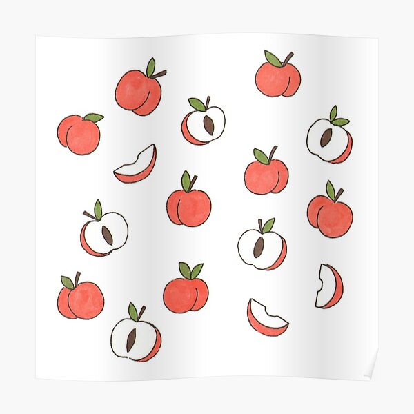 Lovely Peaches Posters Redbubble