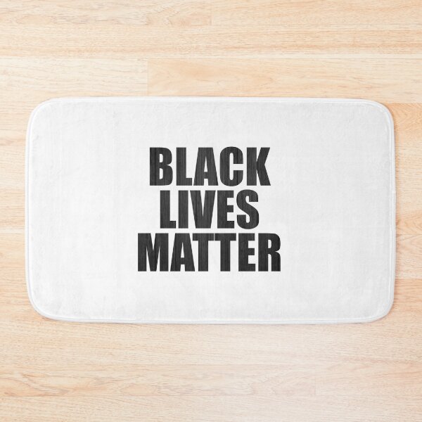 Item preview, Black Lives Matter BLM in dark black wood designed and sold by adesignworld.