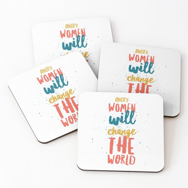 Item preview, Angry women will change the world | White universe designed and sold by TheTrueOne.