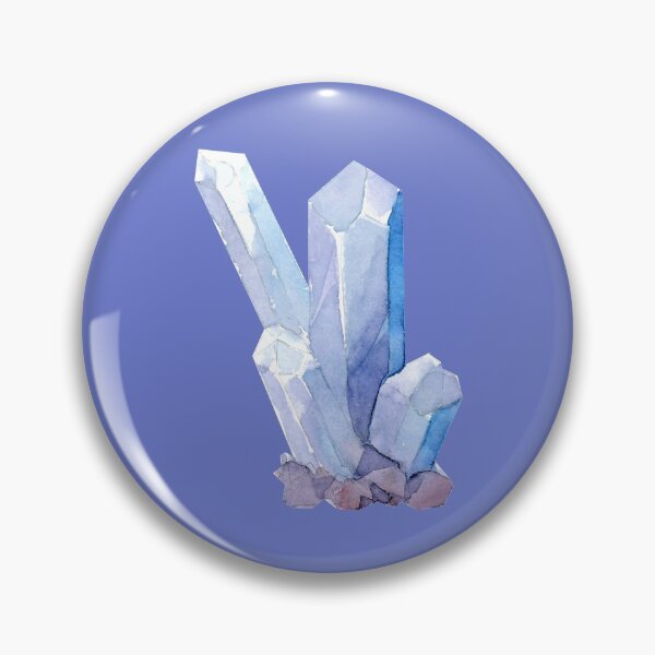 Item preview, Quartz Crystal - Blue Purple Watercolors designed and sold by Sapphire-X.