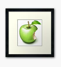 Apple Core Framed Print