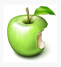 Apple Core Photographic Print