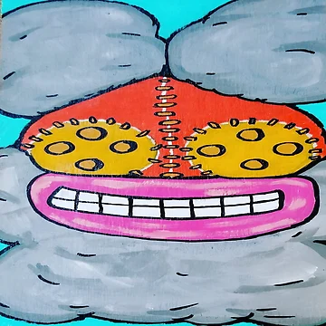 Artwork thumbnail, Button eye guy by ACidysfunction