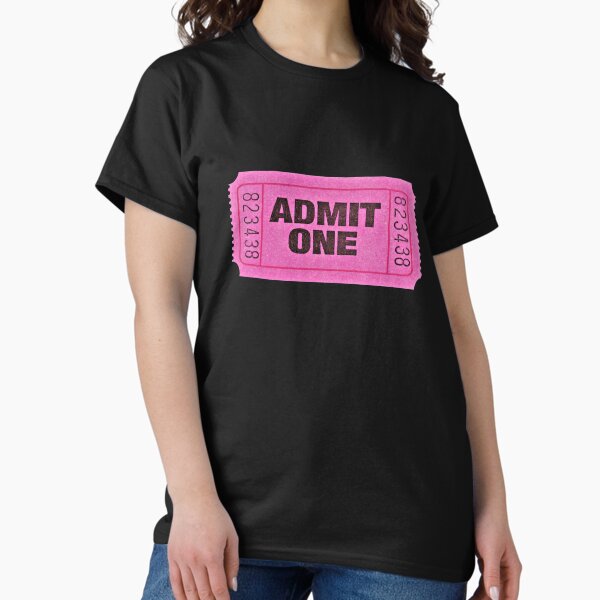 Item preview, pop art retro pink ticket designed and sold by hoober24.