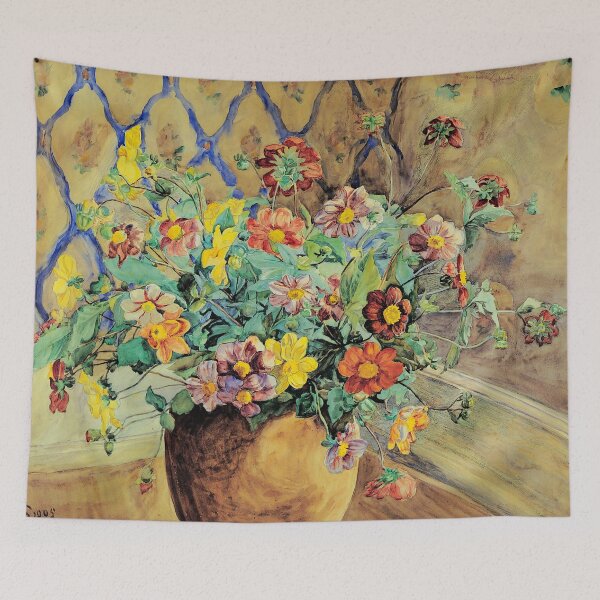 Item preview, Branche de pommier en fleurs - Anna Syberg designed and sold by brushandframes.