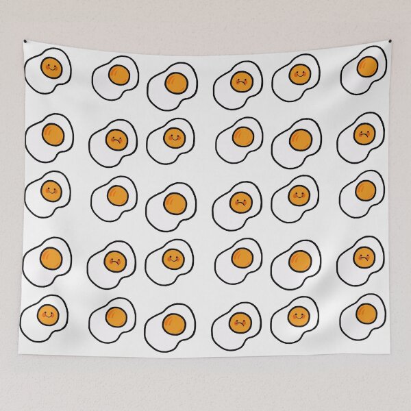 Item preview, Cute fried egg pattern, egg cellent breakfast food designed and sold by Barolina.