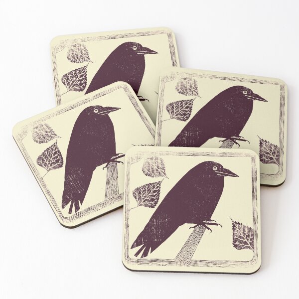 Item preview, Kraai Block Print designed and sold by GoblinPunkTees.