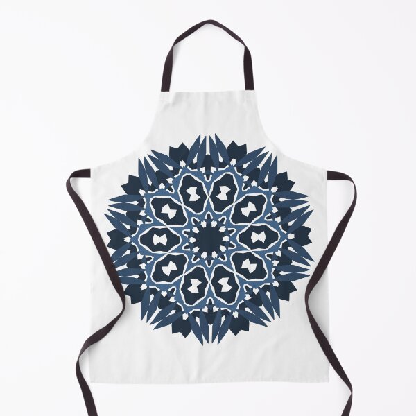 Item preview, Indigo Shades Leaf Mandala designed and sold by John Uttley.