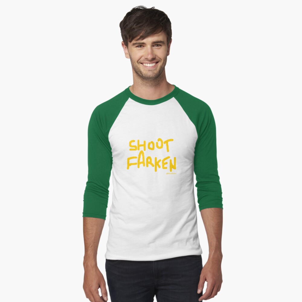 Item preview, Baseball ¾ Sleeve T-Shirt designed and sold by ShootFarken.