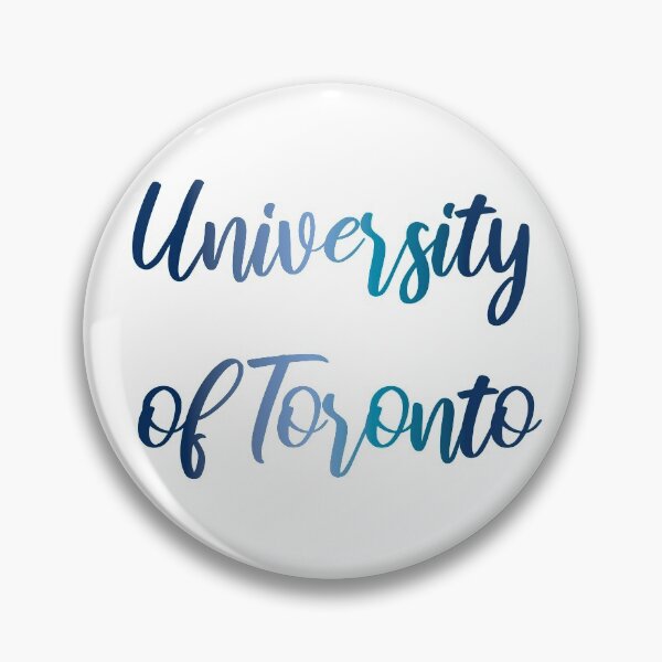 Item preview, University Of Toronto Colorful Gradient Handwriting Calligraphy designed and sold by sollunadesigns.