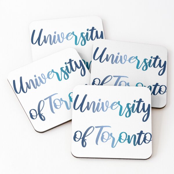 Item preview, University Of Toronto Colorful Gradient Handwriting Calligraphy designed and sold by sollunadesigns.