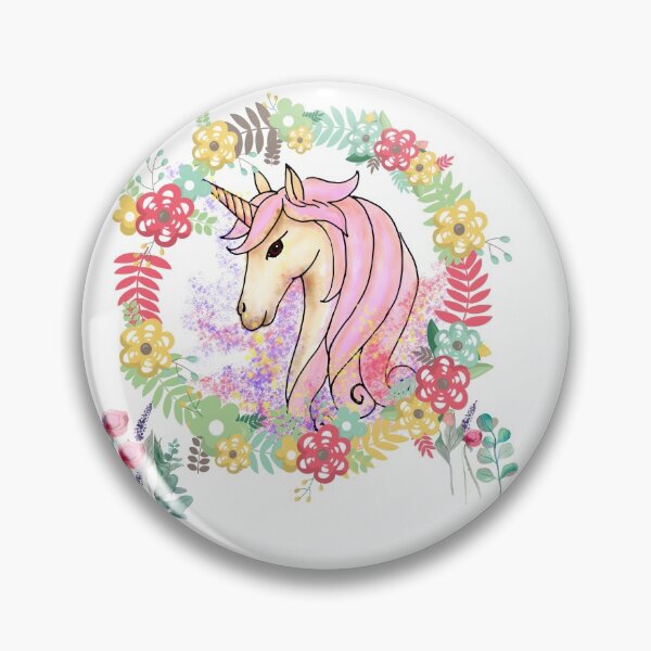 Item preview, Floral and Unicorn designed and sold by WildingClan.