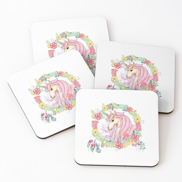 Item preview, Floral and Unicorn designed and sold by WildingClan.