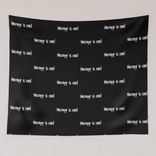 Item preview, Therapy Is Cool Text Design designed and sold by EarthArtDesigns.