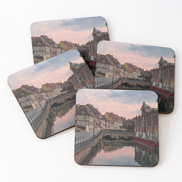 Aperçu de l'œuvre Photo Colmar La petite Venise - Couché de soleil créée et vendue par GuimaStick.