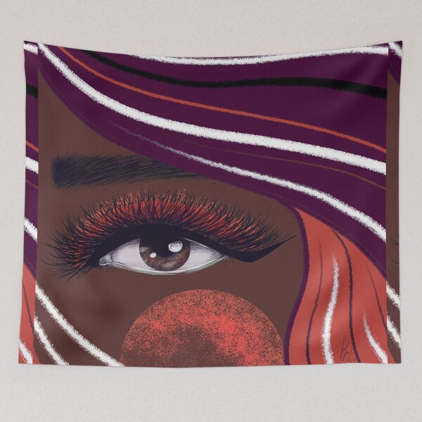 Item preview, Naomi Beauty Illustration Makeup # 1 designed and sold by Susanne Margarete Lutz.