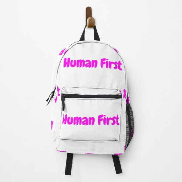 Item preview, Human First designed and sold by Kid Wits Ink "Wise enough to leave a lasting impression!".