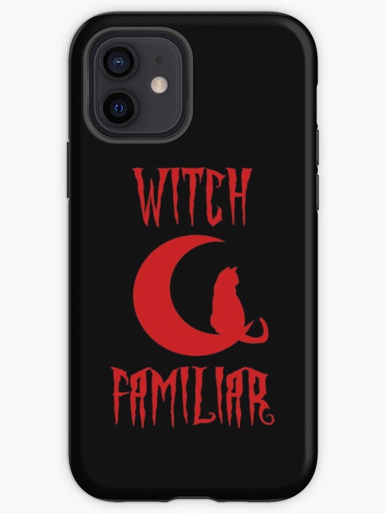 Witch Familiar Red Iphone Case By Tada Leipzig Redbubble