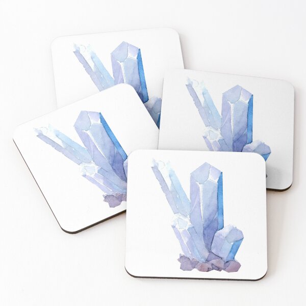 Item preview, Quartz Crystal - Blue Purple Watercolors designed and sold by Sapphire-X.