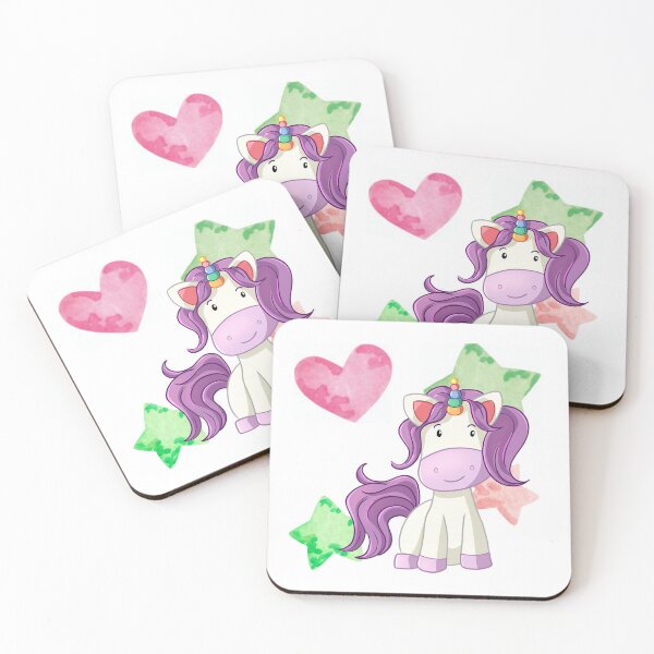 Item preview, Heart, Stars and Unicorn designed and sold by WildingClan.