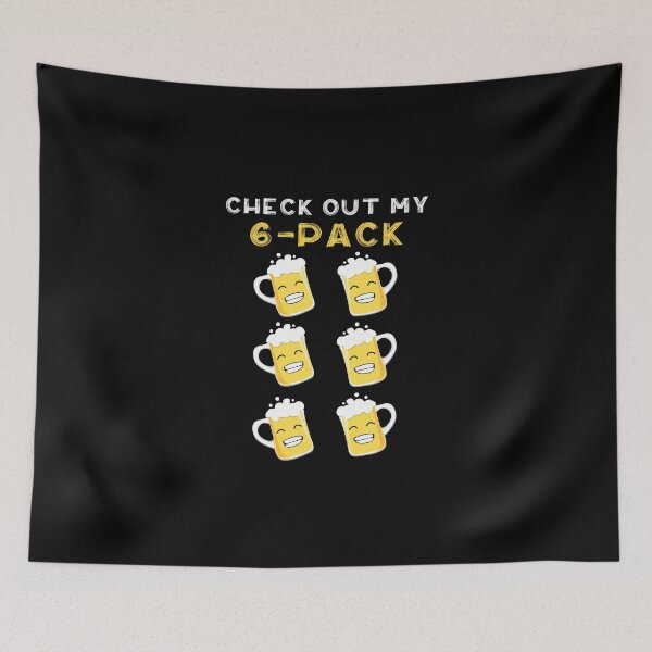Item preview, Check Out My 6-Pack, Funny Beer Lovers Mexican Cinco De Mayo  designed and sold by oussimakh.