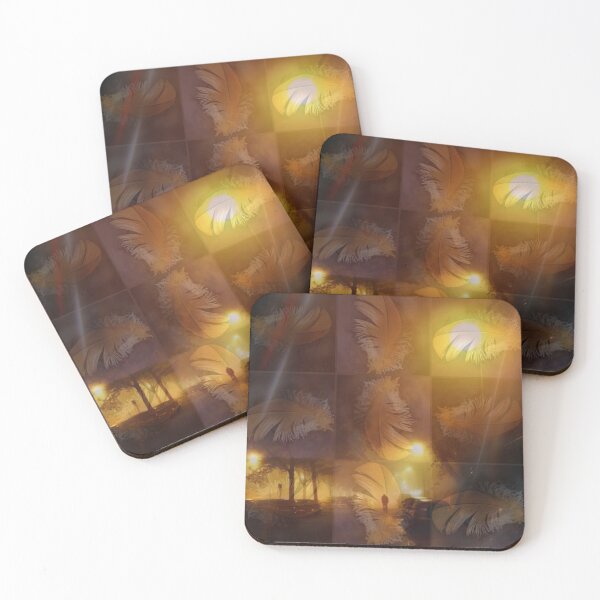 Item preview, MYSTIC MISTY Light and dark in the city - mysticism of the fog - photo collage designed and sold by kikidu21.