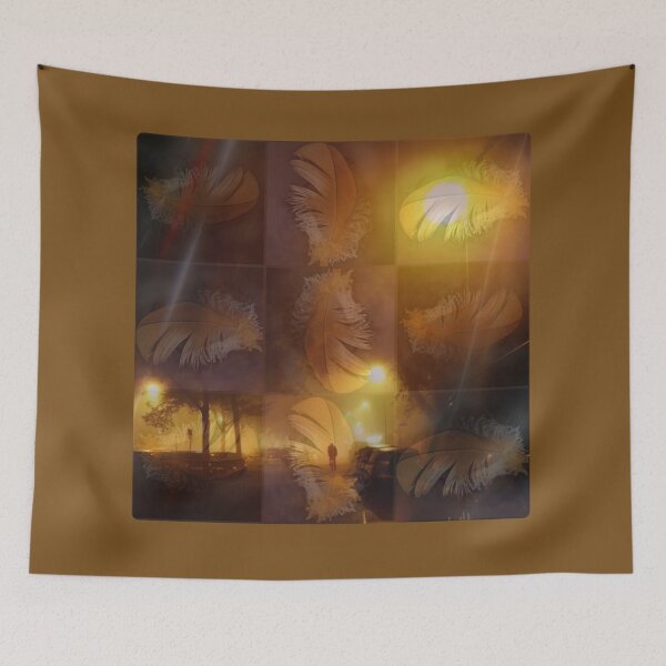 Item preview, MYSTIC MISTY Light and dark in the city - mysticism of the fog - photo collage designed and sold by kikidu21.