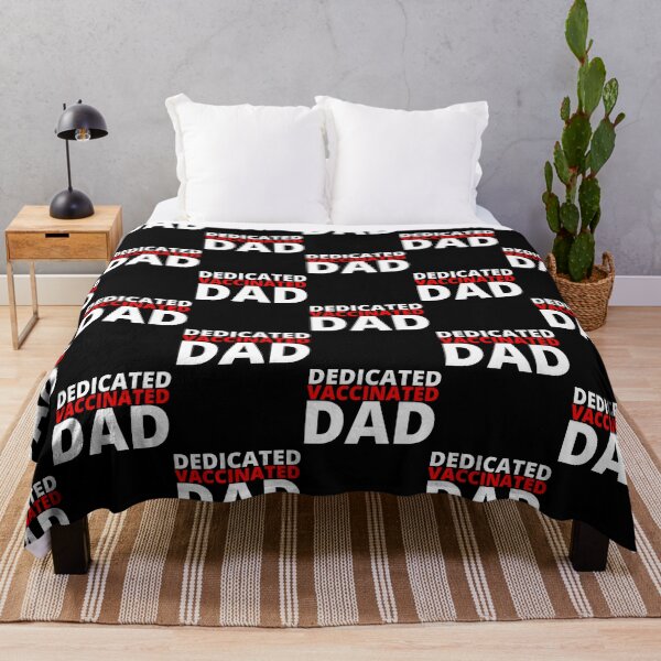 Item preview, Dedicated Vaccinated Dad designed and sold by Sonatablue.