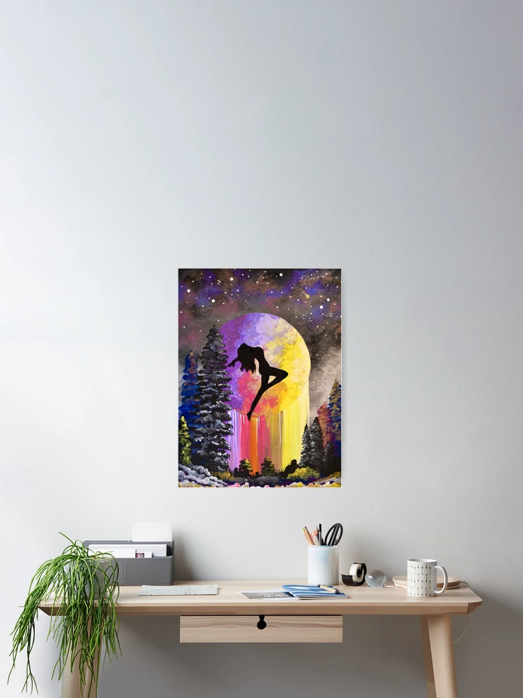 Thumbnail 2 of 3, Poster, Moon Rapture designed and sold by Deborah Malcolm Art.
