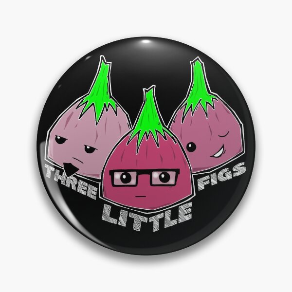 Item preview, THREE LITTLE FIGS - ROCK BAND LOGO w/WHITE LETTERS designed and sold by DeathMark72.