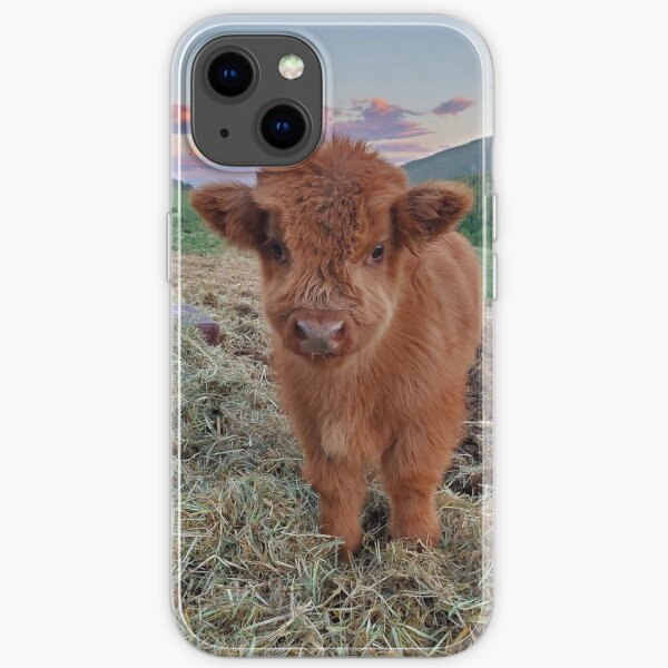 Sunset Cow iPhone Soft Case