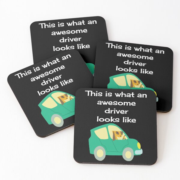 Item preview, This is What an Awesome Driver Looks Like Dog designed and sold by CreativeBel.