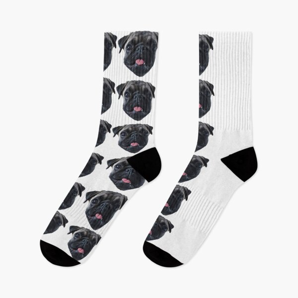 Item preview, Funny Pug Head designed and sold by Lorena D.