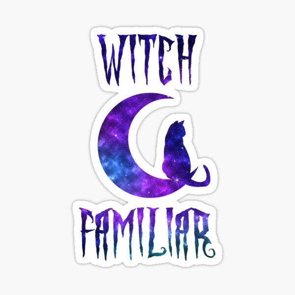 witch familiar Galaxy Sticker