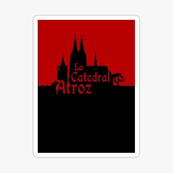 Official logo of La Catedral Atroz. Design by Asier Tro Carballo. Sticker