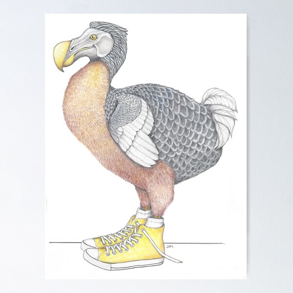 Item preview, Dodo in High Tops designed and sold by JimsBirds.