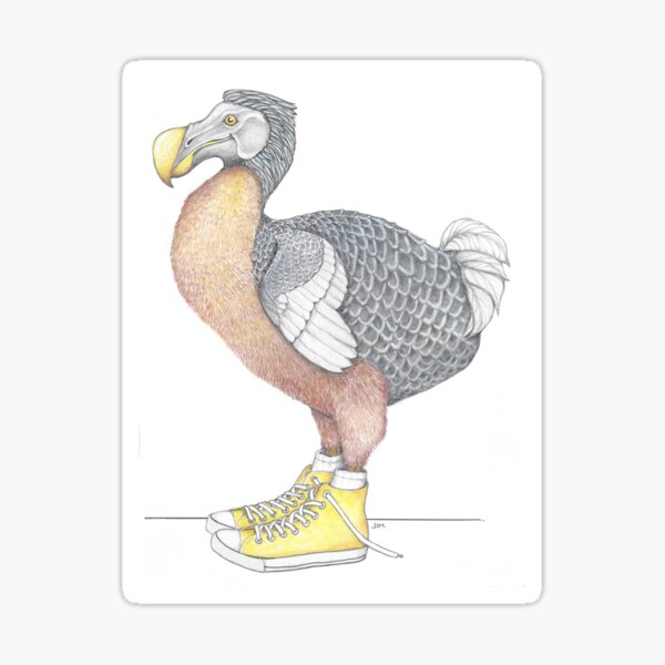 Item preview, Dodo in High Tops designed and sold by JimsBirds.