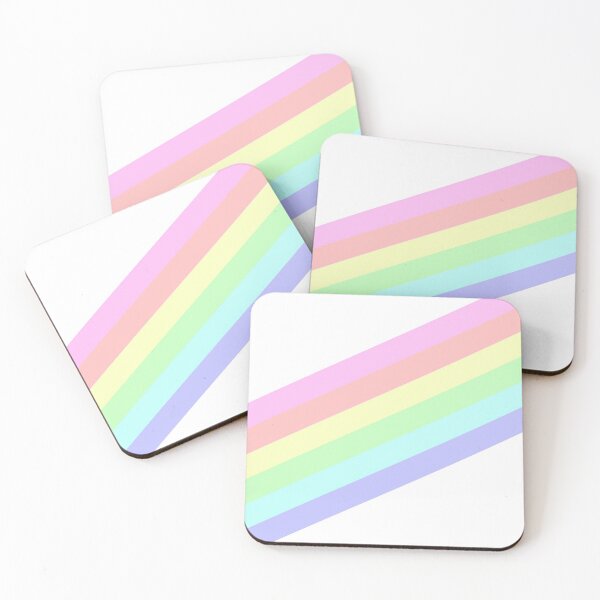 Item preview, Slanted pastel rainbow designed and sold by Brooke Richardson.