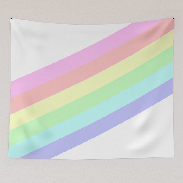 Item preview, Slanted pastel rainbow designed and sold by Brooke Richardson.