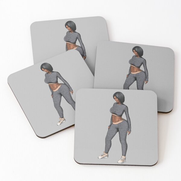 Item preview, Black woman model with sneakers Fashion Illustration designed and sold by smARTwork.