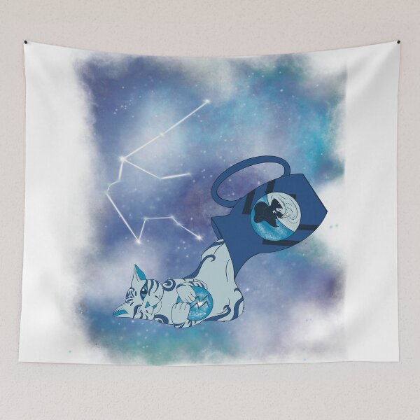 Item preview, Aquarius Zodiac Cat Aquarikitty designed and sold by Earthen-Angel.