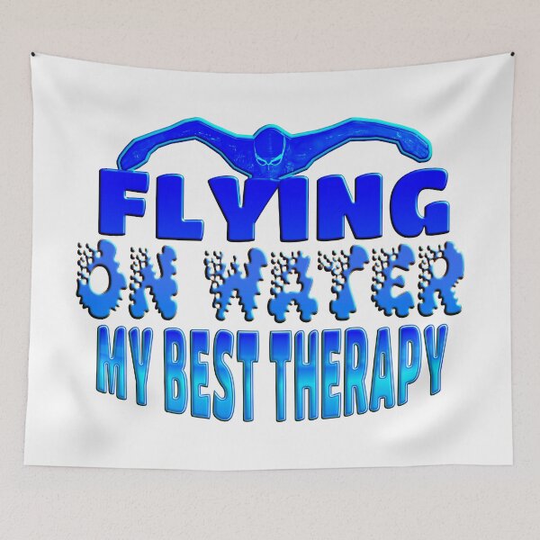 Item preview,  ITS SWIMMING THING - FLYING ON WATER MY BEST THERAPY. designed and sold by Ralek.