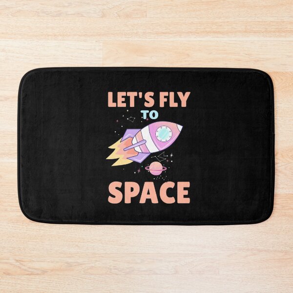 Item preview, Let's Fly To SPACE! kawaii & cool space rocket designed and sold by GLwithUs.